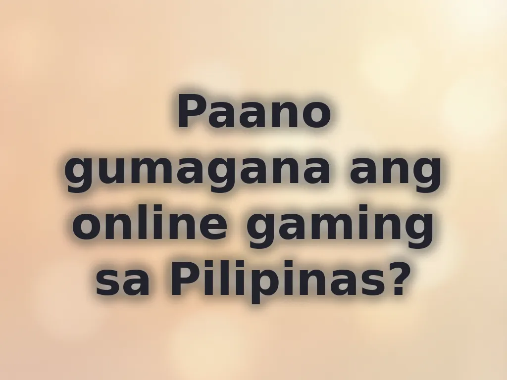 Gaming rules PH