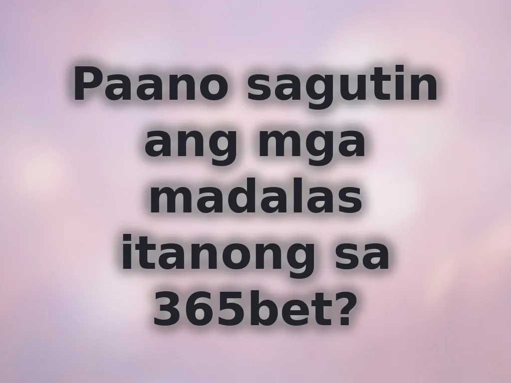 Mga sagot sa karaniwang tanong